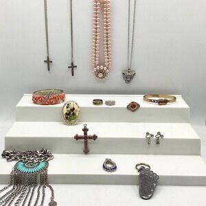 Bundle‎ of 15 Costume Jewelry